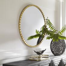 Dandridge-Gold Round Mirror
