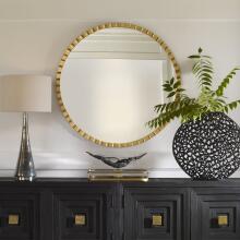 Dandridge-Gold Round Mirror