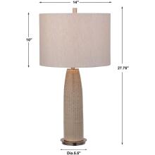 Delgado-Light Gray Table Lamp