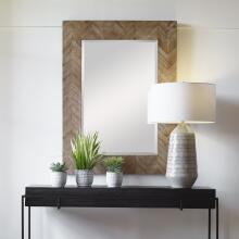 Demetria-Wooden Mirror