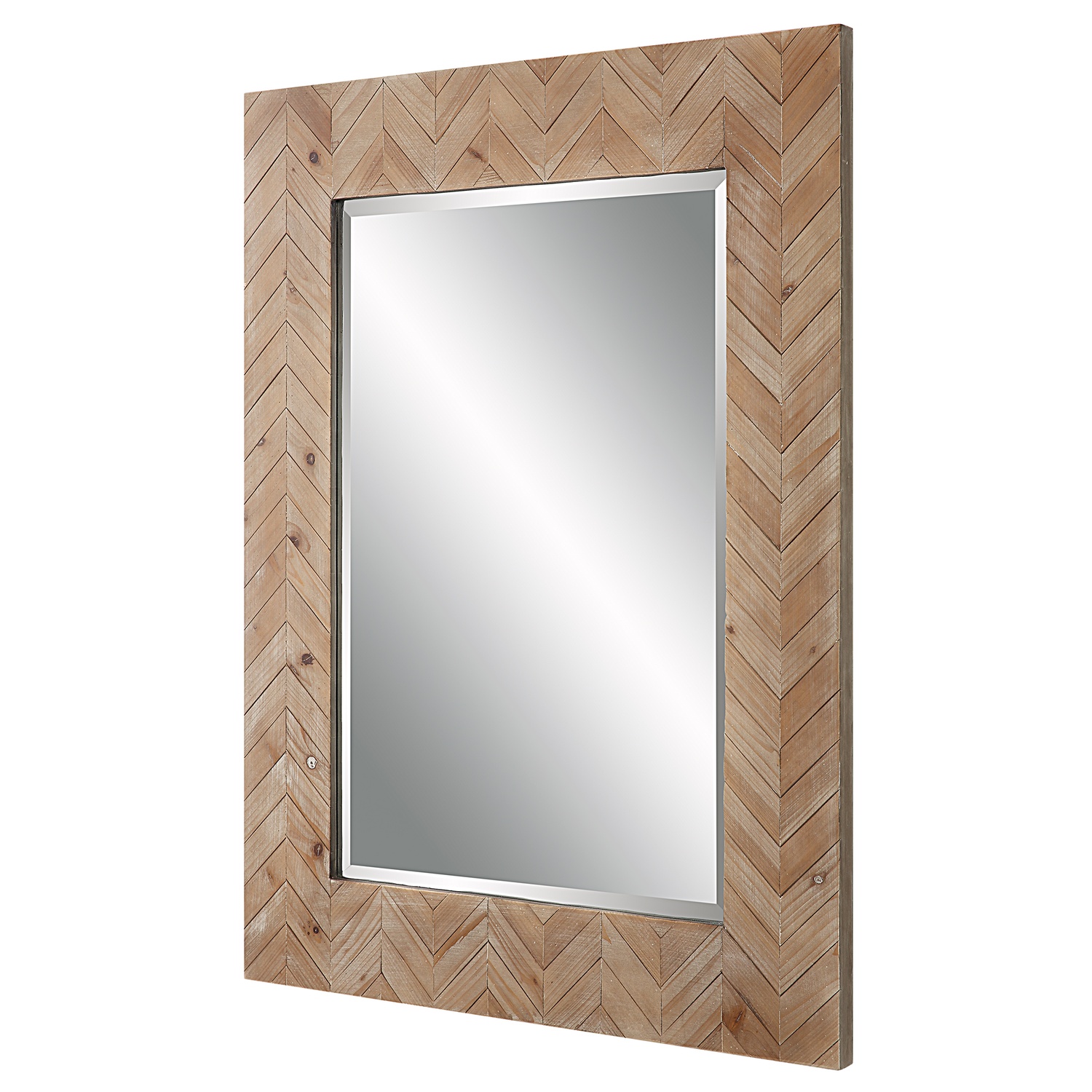 Demetria-Wooden Mirror