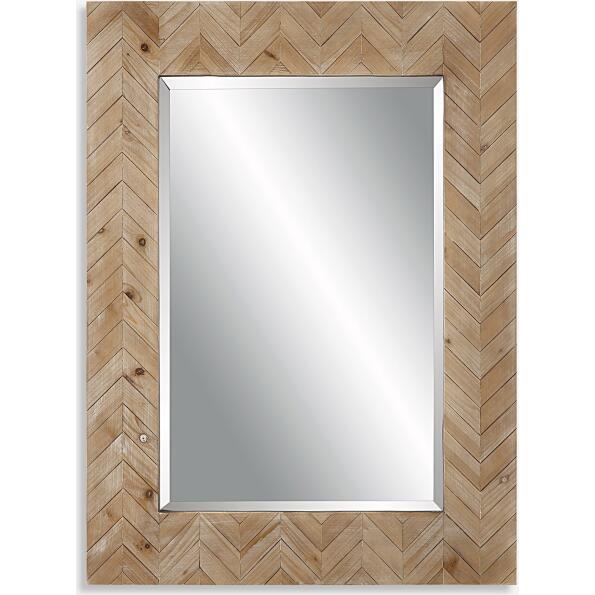 Demetria-Wooden Mirror