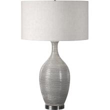 Dinah-Gray Textured Table Lamp