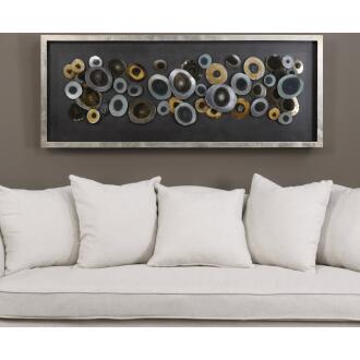 Uttermost Discs Silver Shadow Box