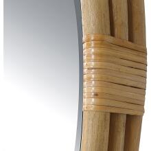 Drift Away-Rattan Round Mirror