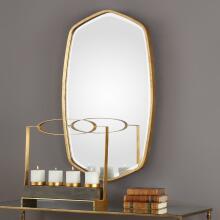 Duronia-Antiqued Gold Mirror