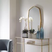 Duronia-Antiqued Gold Mirror