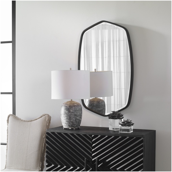 Uttermost Duronia Black Iron Mirror