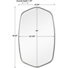 Duronia-Brushed Silver Mirror