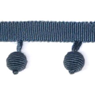 E-Ball Fringe/Blue - Beaded Trim - Dallas