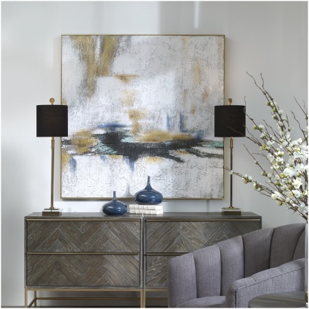 Uttermost Eclipse Abstract Hand Painted Art