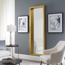 Edmonton-Gold Leaner Mirrors