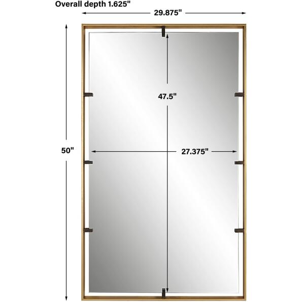 Egon Gold Wall Mirror