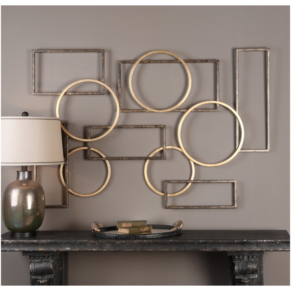 Uttermost Elias Bronze And Gold Wall Art