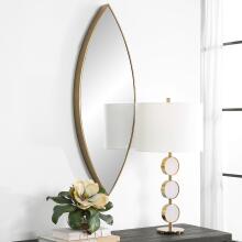 Ellipse-Gold Mirror
