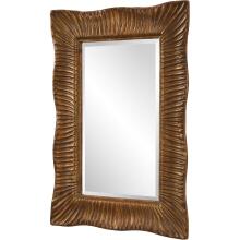 Emerson-Scalloped Antique Gold Mirror