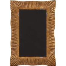 Emerson-Scalloped Antique Gold Mirror