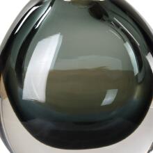 Enigma-Teal Blue Glass Buffet Lamp