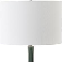 Essex-Green Glass Table Lamp