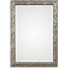 Evelina-Silver Leaves Mirror