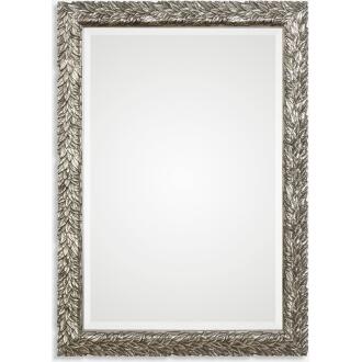 Evelina-Silver Leaves Mirror