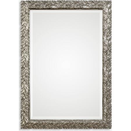 Evelina-Silver Leaves Mirror