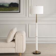 Faro-White Marble Floor Lamp