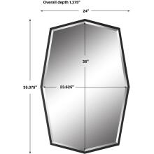 Facet-Octagonal Iron Mirror