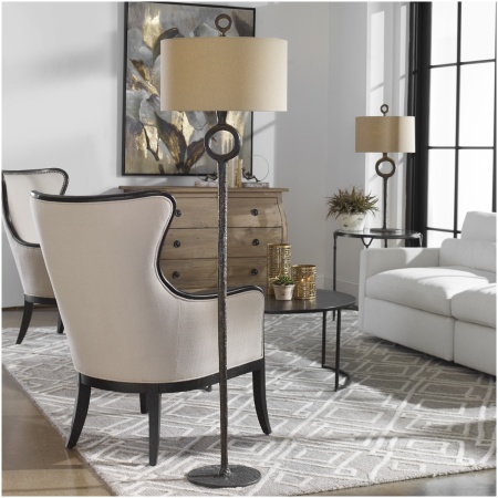 Uttermost Ferro Cast Iron Floor Lamp