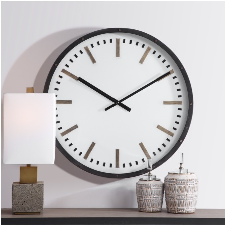 Uttermost Fleming Large Wall Clock