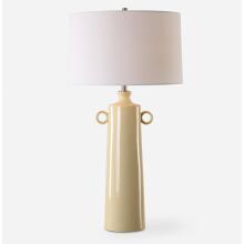 Florero-Pale Yellow Table Lamp