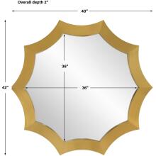 Flare-Round Mirror