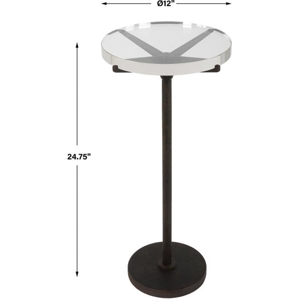 Forge Industrial Accent Table