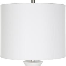 Fountain-White Marble Buffet Lamp
