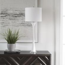 Fountain-White Marble Buffet Lamp