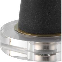 Fountain-Black Stone Buffet Lamp