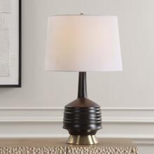 Foster-Black Glaze Table Lamp