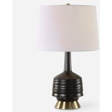 Foster-Black Glaze Table Lamp