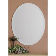 Frameless-Frameless Vanity Oval Mirrors