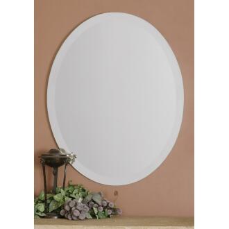 Uttermost Frameless Vanity Oval Mirror