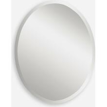 Frameless-Frameless Vanity Oval Mirrors