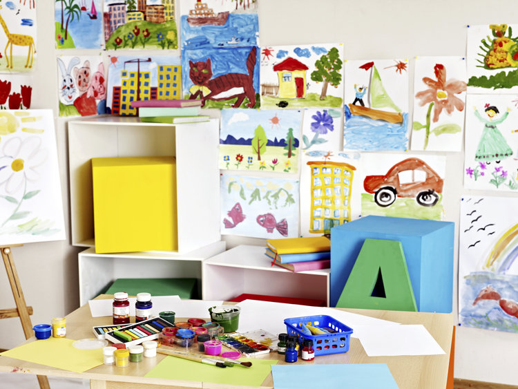 Frame Kids Art For Fun Playroom Decor Ideas