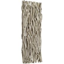 Gathered Teak-Bleached Wood Wall Décor