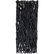 Gathered Teak-Black Wood Wall Décor