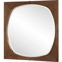 Garonne-Square Walnut Mirror