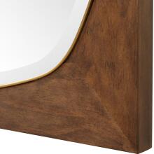 Garonne-Square Walnut Mirror