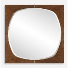 Garonne-Square Walnut Mirror