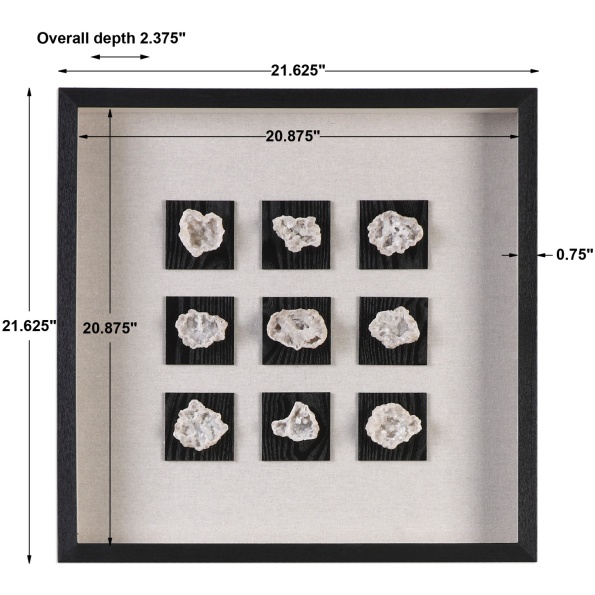 Geode Linen Shadow Box
