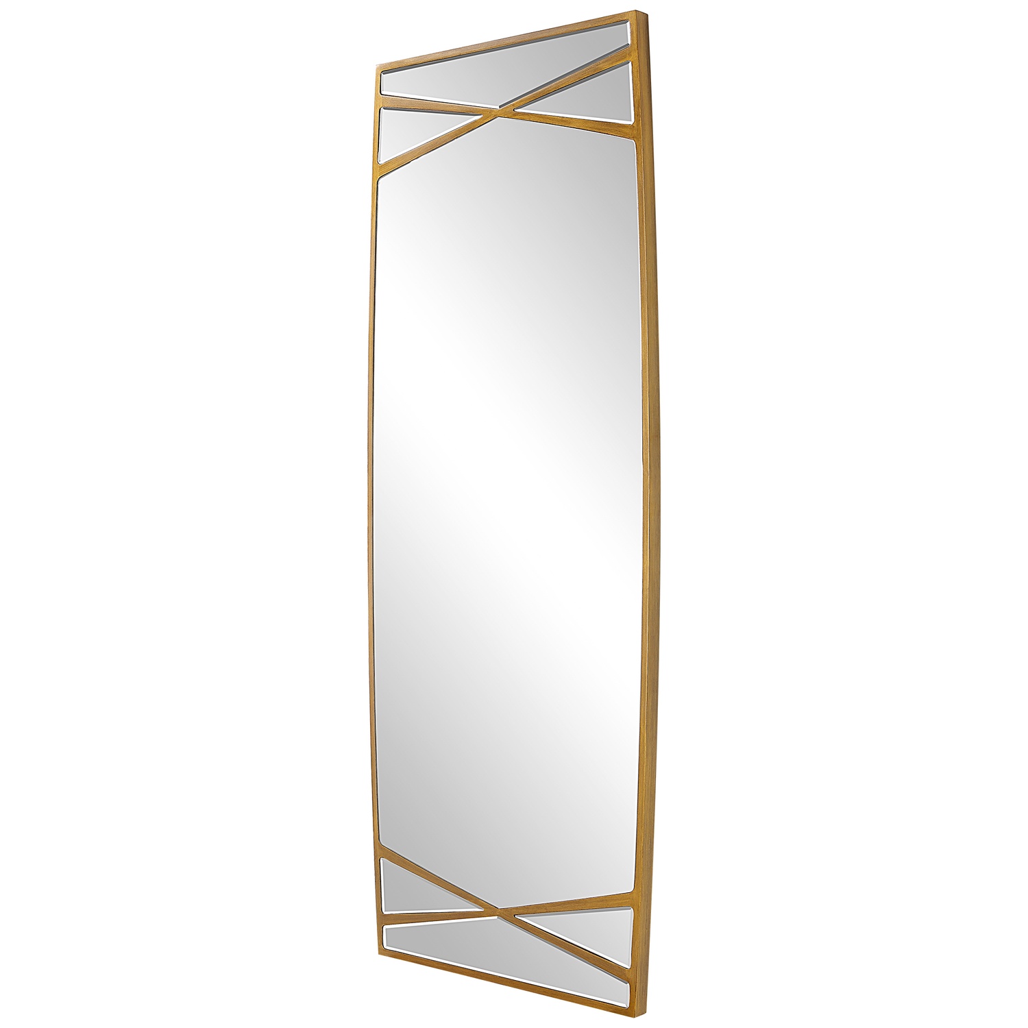 Gentry-Oversized Gold Mirror