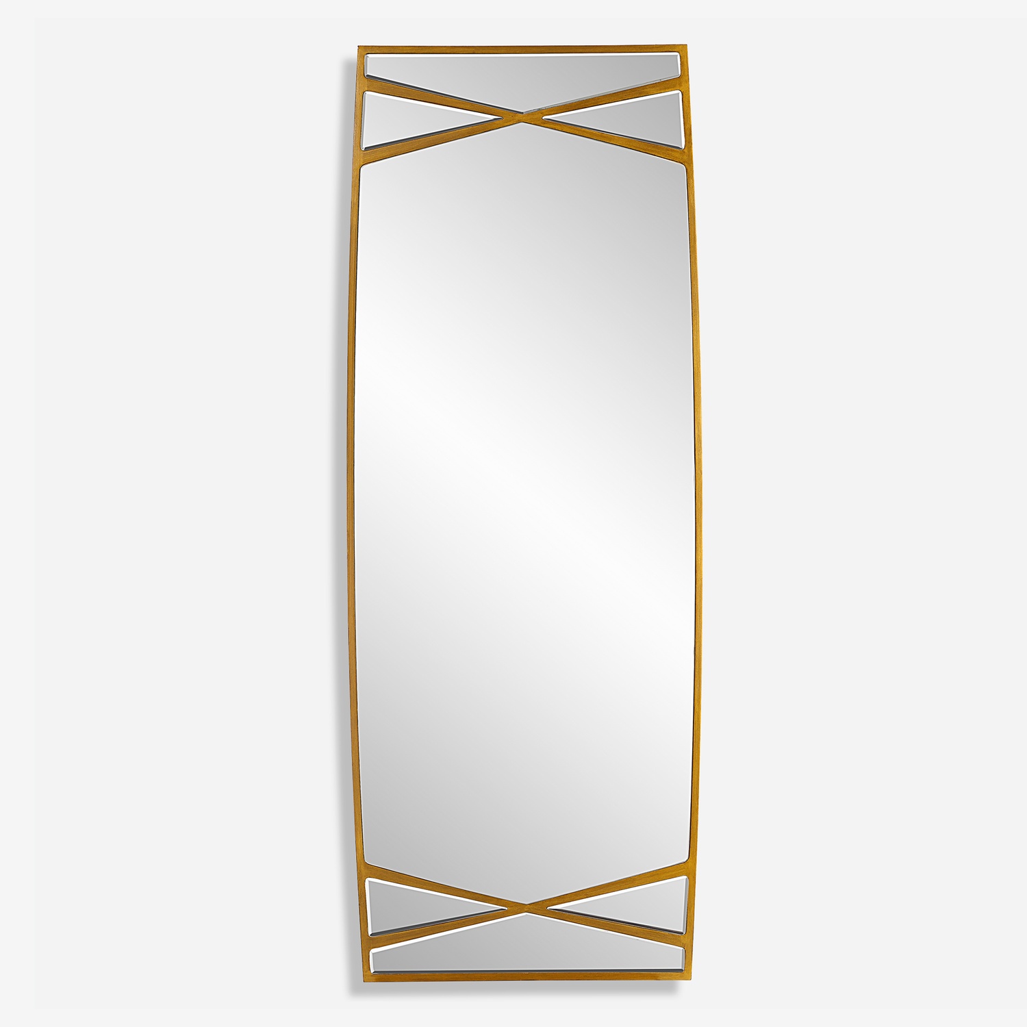 Gentry-Oversized Gold Mirror